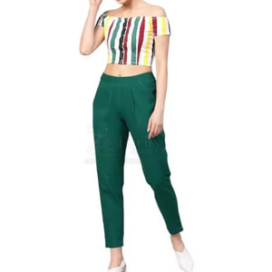 High Quality Comfortable <b>Trouser</b> For Women Pakistan Made Cheap Price Customized Color Women <b>Trouser</b> - Product Image 4