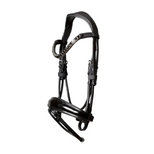 Rênes de cheval en cuir de haute qualité équipement d'équitation cheval brun Polo cousu chasseur bride avec rênes bride sur mesure - Product Image 5