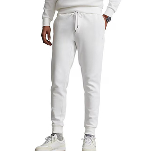 Pantalones de chándal de mezcla de algodón unisex, cómodos, cintura media, Frente plano, logotipos personalizados, forro polar ecológico informal de primera calidad, servicio OEM para invierno - Product Image 4