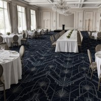 Tapis géométrique Art Déco Axminster 80% laine 20% nylon Jacquard, tapis mural pour chambre d'hôtel, salon