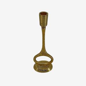 Elegante soporte de vela de hierro de triple nivel alto de metal con cubierta de cúpula para eventos de Iglesia Banquete de altar de Pascua y funeral - Product Image 1