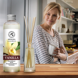 Aromatika Vanilla Aroma <b>Diffuser</b> Refill Liquid 200ml Long Lasting <b>Room</b> Fragrance Reed <b>Diffuser</b> Oil Air Freshener - Product Image 5