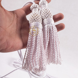 พู่ห้อยแบบแท่งทองพร้อมสายสำหรับใช้ตกแต่งเสื้อผ้าตามสั่ง - Product Image 2