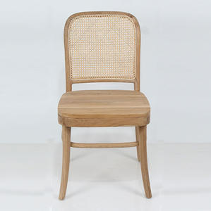 เก้าอี้ไม้สักทำมือสไตล์โมเดิร์น พนักพิงหวายธรรมชาติ โครงไม้เนื้อแข็ง พับเก็บได้ พกพาสะดวก เหมาะสำหรับห้องนอน โรงเรียน และใช้งานกลางแจ้ง - Product Image 2