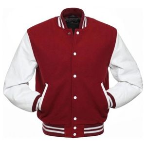 Chaqueta con letras de béisbol personalizable para hombres para adultos y jóvenes, chaqueta universitaria de lana colorida para estilo callejero en invierno - Product Image 2