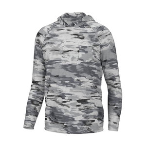 Sudadera con Capucha Extra Grande de Felpa Lavada 100% Algodón, Tejido Transpirable de 460 g/m², Ecológica, con Estampado de Camuflaje para Invierno, Personalizable para Hombre - Product Image 3