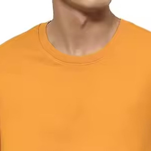 OEM T-shirts unisexes en tricot gaufré personnalisés pour hommes T-shirt surdimensionné de haute qualité pour hommes T-shirts avec logo personnalisé Impression avant et arrière - Product Image 2