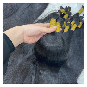 ผมต่อสำหรับต่อผมมนุษย์แท้ติดหนังกำพร้าตามธรรมชาติแบบ100% ผมแท้จำนวนมากจากเวียดนามทนทาน - Product Image 5