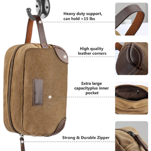 กระเป๋าเครื่องสำอางหรูหราขนาดเล็กกระเป๋าแขวนสำหรับเดินทางกระเป๋าเครื่องสำอางโพลีเอสเตอร์กันน้ำ - Product Image 2