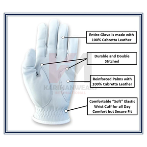 Gant de golf pour homme en cuir synthétique de qualité supérieure, peau de mouton, adhérence stable, qualité supérieure pour des performances améliorées - Product Image 4