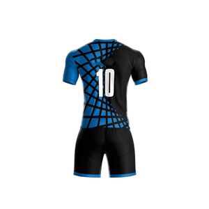 Conjunto de fútbol con logotipo personalizado con estampado de sublimación blanco y verde de moda 2025, conjunto de uniforme de camiseta de fútbol Deportivo de equipo universitario económico - Product Image 6