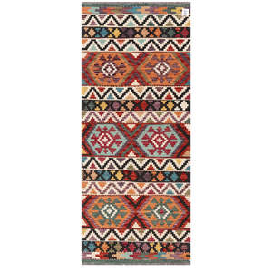 Alfombra Imaco Maimana Afganistán Kilim 193 x 80 cm Artículo Decorativo para el Hogar - Product Image 1