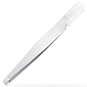 Prix de gros, étiquette privée, pince à épiler industrielle de qualité supérieure, tête inclinée, en acier inoxydable, garantie de 3 ans - Product Image 2