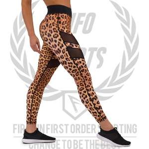 Collants de fitness pour femmes taille haute super doux pantalons de yoga d'entraînement pour femmes personnalisés avec poche en tissu tricoté en soie de lait - Product Image 3