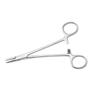 Usine en gros 160mm Gillies porte-aiguilles dentaires manuel incurvé bords dentelés pince chirurgicale pince en acier puissance manuelle - Product Image 1