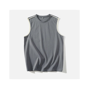 Camiseta sin Mangas Casual Personalizada de Alta Calidad para Hombre, Material de Poliéster Duradero para Rendimiento Atlético, Camisetas sin Mangas para Hombre de Talla Grande - Product Image 1