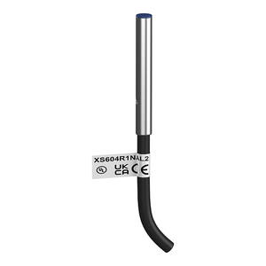 Telemecanique XS604R1NAL2 <b>Miniature</b> Inductive Sensor Kit with 2m Stainless Steel Sn1.5mm Cable D4 Plain L31mm - Product Image 1