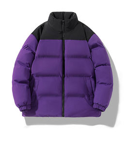 Blouson matelassé unisexe coupe slim coupe-vent OEM, personnalisable avec logo sur le devant, vente en gros, été 2026 - Product Image 1