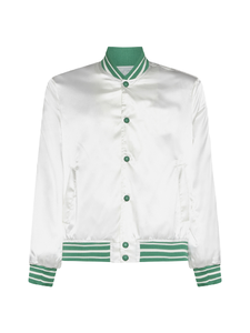 Chaqueta de bombardero de satén a prueba de viento impermeable con cuello mandarín personalizado Parka pesada aislada cálida con frente para hombres - Product Image 4