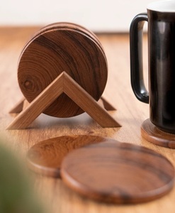 Custom Made 100% Best Quality Wood <b>Coaster</b> Blank Round Acacia, Wood Coffee Table Dining Table top Cup <b>Coasters</b> <b>Wooden</b> <b>coaster</b> - Product Image 5