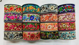 Tela de encaje bordado Jacquard de lujo de alta calidad, encaje estampado elegante para vestidos de novia, vestidos de noche, bolsos formales - Product Image 4