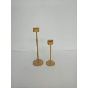 Bulk Buy Geometric Iron <b>Candle</b> Stick Holder Decorative Pastel <b>Pink</b> Metal <b>Taper</b> Stand for Wedding Party Decoration Hotel Banquet - Product Image 3