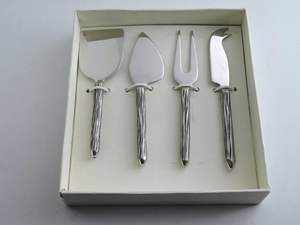 Juego de 4 piezas de bocina Natural y resina respetuosas con el medio ambiente, Set de Cubiertos para casa, Hotel, restaurante, queso - Product Image 6