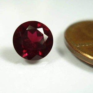 Grenat naturel de qualité export, poli, taille brillant, 12 mm, 4-6 carats, vitalité, guérison émotionnelle, soulagement du stress, pierre précieuse - Product Image 1