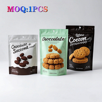 Sac à fermeture éclair en gomme imprimé sur mesure, holographique, en mylar, à l'épreuve des enfants, emballage alimentaire, sachet debout, collation, bonbons, lait, résistant à l'humidité
