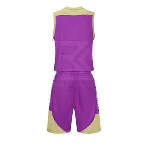 เครื่องแบบบาสเก็ตบอลระบายอากาศได้ดีชุดกีฬาบาสเก็ตบอลคุณภาพดี - Product Image 2