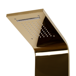 Panneaux de douche, mitigeurs, robinetterie sanitaire pour hôtel, acier inoxydable 304, céramique moderne contemporaine, couleur or Housen, 50 pièces - Product Image 6