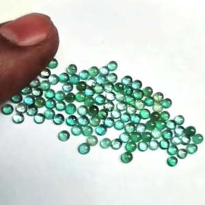 790 piezas de Esmeralda natural 2mm 3mm 4mm cabujón redondo 116 Cts lote Iroc ventas esmeralda de alta calidad piedra preciosa suelta US $173 para todos - Product Image 5