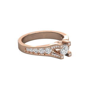 Bague solitaire en or 10 carats pour femmes, diamant cultivé en laboratoire - Product Image 3