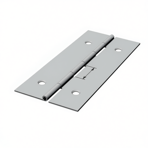 Muebles de Hospital, Bisagra de Varilla PG de Hierro Niquelado, 1200 mm, Grosor de 0.7 mm, Ancho de Apertura de 32 mm - Product Image 3