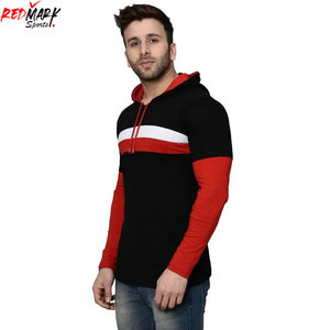 Sudaderas Casuales Premium para Hombre, Último Diseño, Algodón y Poliéster Sólidos, Impermeables, Resistentes al Viento, Transpirables, con Capucha, Cuello con Capucha, Otoño, Lisas - Product Image 4