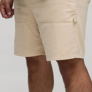 Pantalones Cortos Cargo / Pantalones Cortos Casuales de Color Sólido para Hombre, Mezcla de Algodón, Duraderos, Color Sólido, Ajustables, Material de Algodón, Cierre de Botones para Hombre 2026 - Product Image 4