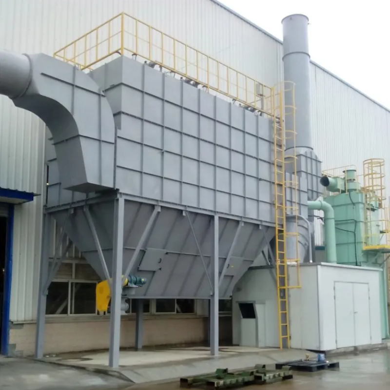 Air Box Pulse Bag Dust Collector Asphalt Mixing Plant Dust Control Equipment Dust Removal Equipment ultra Clean Emission