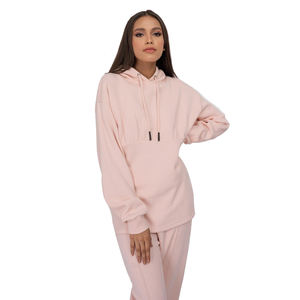 Sudaderas con Capucha Casuales de Felpa Estampadas y Lisas 100% Algodón para Mujer, Ropa de Abrigo Cálida de Invierno, Moda Urbana - Product Image 1