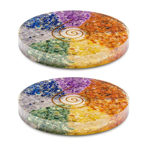 Posavasos de orgonita de cristal natural, la última rebanada de orgonita a la venta, posavasos de ágata de la mejor calidad al por mayor - Product Image 5