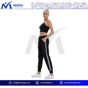 Joggers fuselés à taille haute de qualité supérieure pour femmes Vêtements de détente en coton mélangé ultra-doux avec poches XS-XXL tailles Low Mid Breathable - Product Image 4