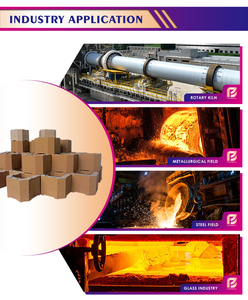 Mattoni Refrattari Duri in Periclase: Nuovi Mattoni in Magnesite per Pareti Laterali di Cucchiaini in Acciaio, Cottura a Forno, a Grana Densa, Resistenti agli Urti - Product Image 3