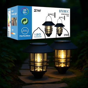 Lámparas Solares de Jardín HYBEC, Faroles Solares para Exteriores - Product Image 3