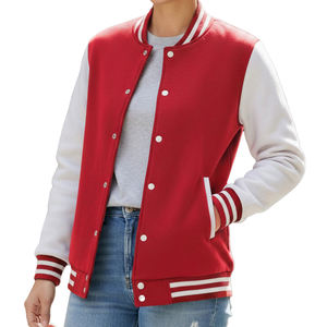 Fournisseur direct d'usine, meilleur prix, vestes universitaires pour femmes en vente en gros, séchage rapide et confortable, veste universitaire pour femmes - Product Image 1