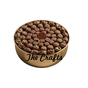 Bol à chocolats de dessert au design admirable en aluminium doré poli, pour servir des bonbons, pour la maison, l'hôtel - Product Image 5