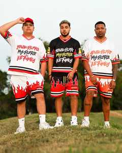 Pantalones cortos de gimnasio informales para hombre 2025 en diseño impreso por sublimación de malla de poliéster con bolsillos laterales con cremallera teñidos lisos - Product Image 6