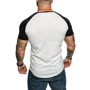 Gym Slim Fit T-shirt à manches raglan en coton pour homme adulte - Product Image 6