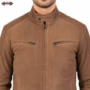 Chaqueta Bomber de Cuero y Pana para Mujer, Talla Grande, Manga Larga, Color Marrón, Servicio OEM 2025 - Product Image 4