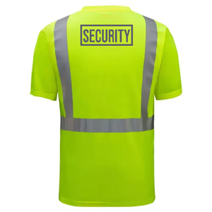 Gilet de sécurité haute visibilité respirant, à séchage rapide, réfléchissant, conforme à la norme ANSI classe 1, imperméable, logo personnalisé, vert, sécurité, travail, construction - Product Image 6