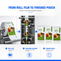 Op maat gedrukte aluminiumfolie verpakkingsfolie rol voor chips, snackvoedsel, food grade, automatische verpakkingsfolie laminatie rol