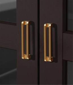 Poignées de tiroir classiques en laiton massif avec poignée en céramique, élégantes poignées de meubles pour armoires en bois, utilisation haut de gamme pour la maison et l'hôtellerie - Product Image 5